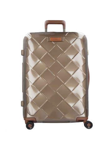 Stratic Leather & More 4-Rollen Trolley 75 cm in champagne