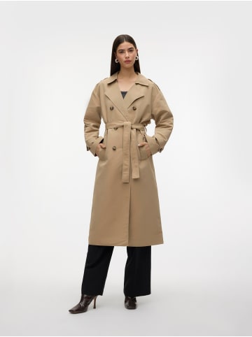 Vero Moda Trenchcoat in Silver Mink