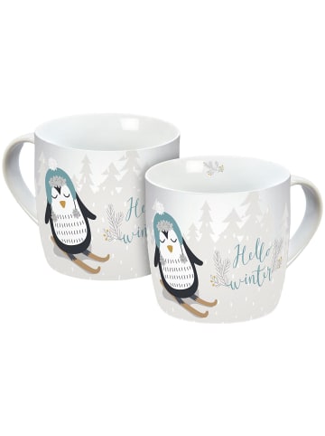 Geda Labels Tasse Hello Winter in Weiß - 300 ml