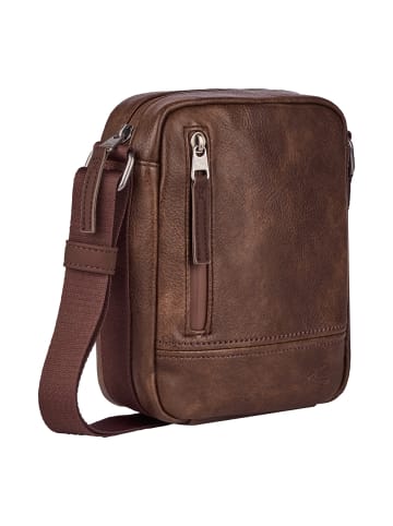 Camel Active TRACES Umhängetasche mit verstellbarem Schulterriemen in Braun