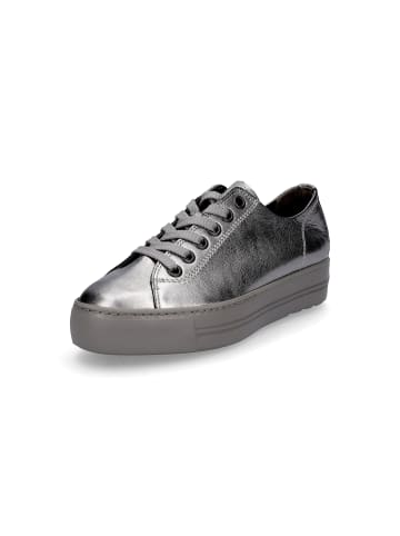 Paul Green Sneaker in Grau Metallic