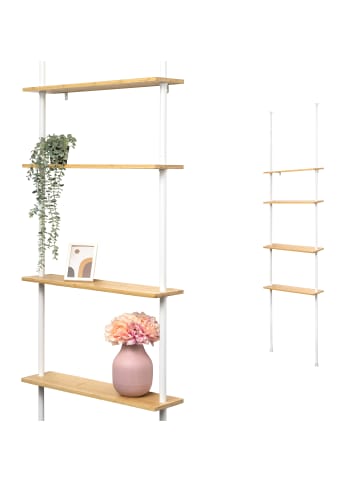 bremermann Teleskop-Eckregal Weiß