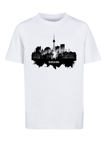 F4NT4STIC T-Shirt Cities Collection - Berlin skyline in weiß
