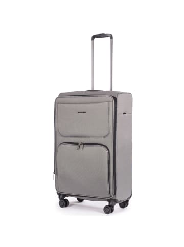 Stratic Bendigo Light Plus 4-Rollen Trolley 72 cm Laptopfach in silver