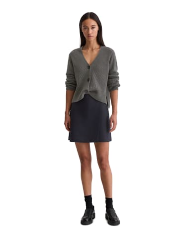 Marc O'Polo V-Neck-Cardigan relaxed in Warm Granite Melange