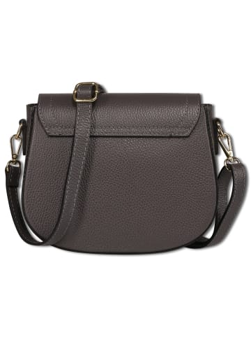 Toscanto Leder Umhängetasche Toscanto Tasche grau ca. 23cm
