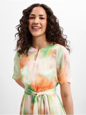 More & More Kleid in orange grün - 0001