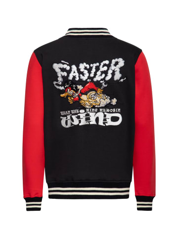 King Kerosin King Kerosin Collegejacke Faster Than The Wind in schwarz