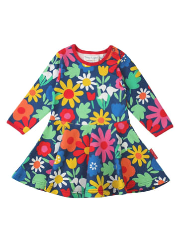 Toby Tiger Skaterkleid mit Blumen Print in bunt