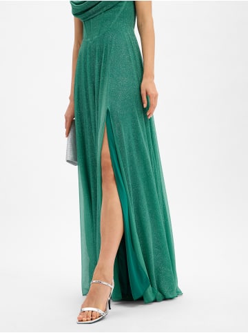 Marie Lund Abendkleid in grün - 0004