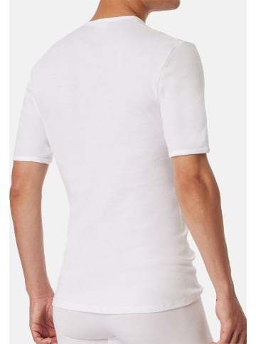 Schiesser Unterhemd / Shirt Kurzarm Original Classics Feinripp in Weiß