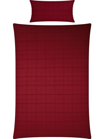 Erwin Müller Mako-Damast Bettwäsche Passau in rot
