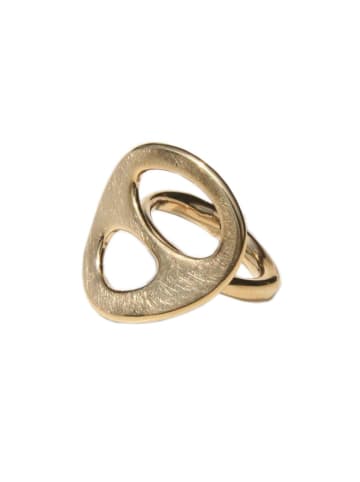 Fossil Ring in Gold