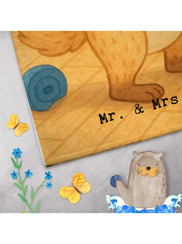 Mr. & Mrs. Panda Gästehandtücher Fuchs Fitness Design ohne Spruch in Weiß