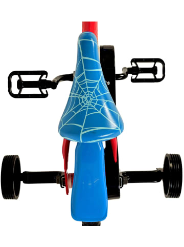 Volare Kinderfahrrad Spider-Man für Jungen 10 Zoll Kinderrad in Blau/Rot 2 Jahre