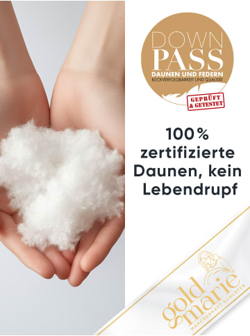 Goldmarie GOLDIE Winterbettdecke ''WARM'' in Weiß