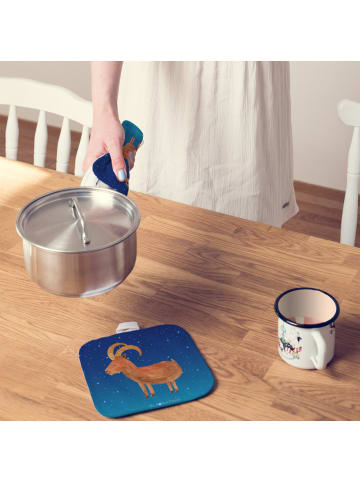 Mr. & Mrs. Panda Topfuntersetzer Sternzeichen Steinbock ohne Spruch in Sternenhimmel Blau