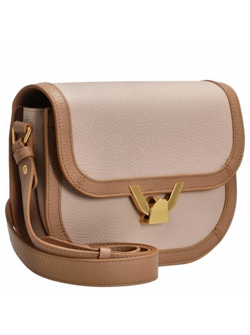 COCCINELLE Dew Bicolor - Umhängetasche 22 cm (rosette/blanco) in rosette blanco