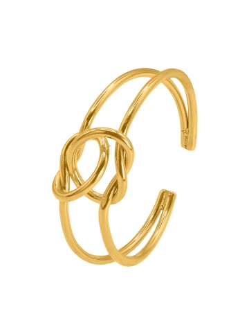 Steel_Art geknoteter Ring Damen Lusci goldfarben in Goldfarben