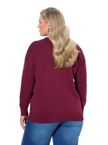 MIAMODA Pullover in weinrot