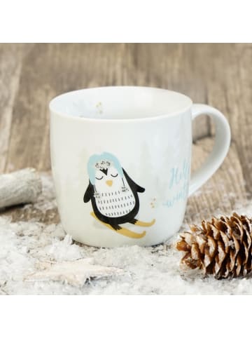 Geda Labels Tasse Hello Winter in Weiß - 300 ml