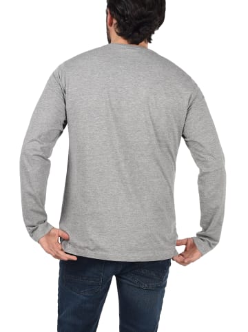 BLEND Langarmshirt BHDopper in Grau