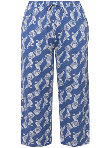 Ulla Popken Pyjama-Hose in taubenblau