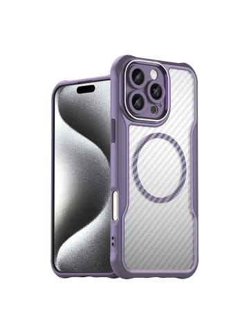 COFI 1453 MagSafe-Silikonhülle für iPhone 16 Pro Max Lila in Violett