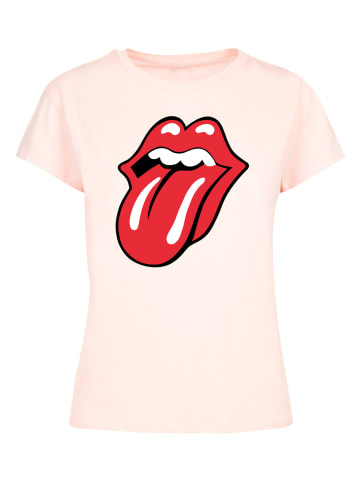 F4NT4STIC Ladies Box Tee The Rolling Stones Zunge in pink