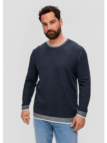 s.Oliver Strickpullover langarm in Blau