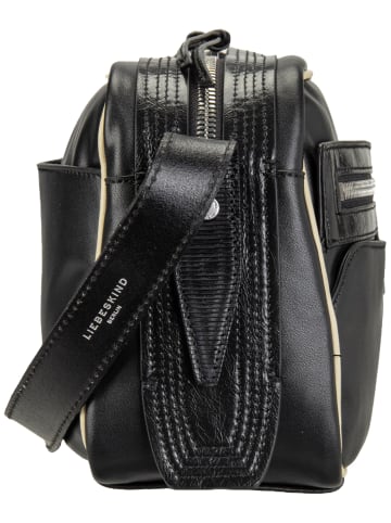 LIEBESKIND BERLIN Schultertasche Juno Satchel M Soft Calf in Black