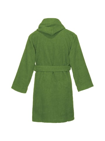 REDBEST Frottier Kinder-Bademantel mit Kapuze Chicago in grün