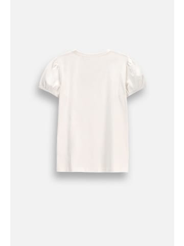 Coccodrillo T-shirt mit kurzen Ärmeln in ecru