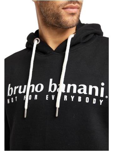 Bruno Banani Hoodie ohne Reißverschluss DANIELS in Schwarz