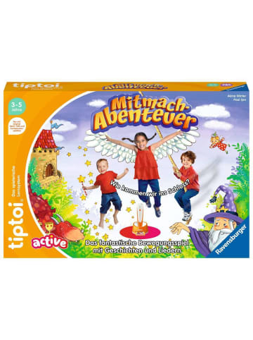 Ravensburger Aktionsspiel tiptoi® ACTIVE Mitmach-Abenteuer - ab 3 Jahre 3-5 Jahre in bunt