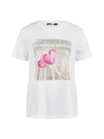 Marc Aurel Rundhals T-Shirt für Damen in unifarben in uni