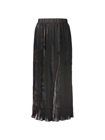 Schwarz Polyester Damen Plisseerock