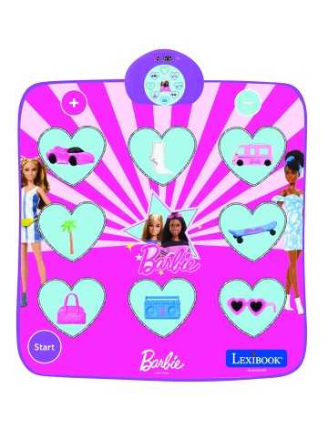 LEXIBOOK® Barbie Bluetooth® Leucht-Tanzmatte mit 6 Spielmodi