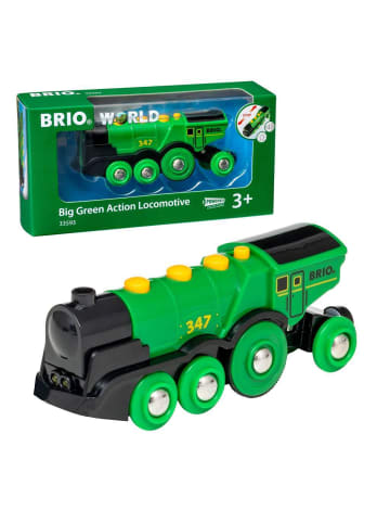 Brio Brio Aktionsspiel Grüner Gustav Batterielok in bunt