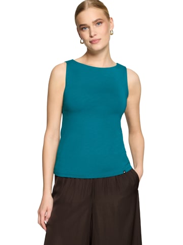 Zero  Basic Shirt mit U-Boot-Ausschnitt in Deep Lagoon