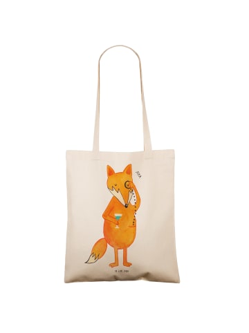 Mr. & Mrs. Panda Jutebeutel Fuchs Lord ohne Spruch in Creme