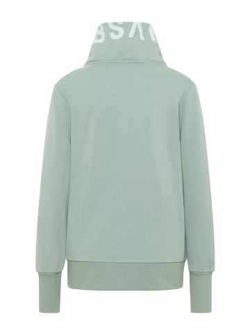 ELBSAND Zip-Jacke mit Stehkragen Alvis in Soft Sage