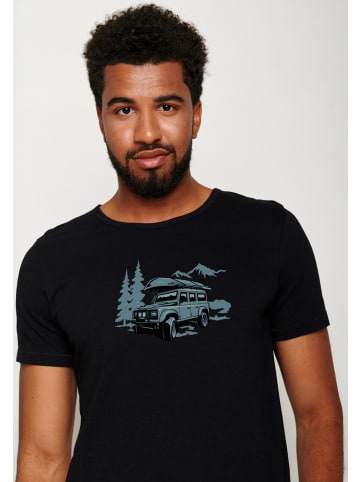 GreenBomb T-Shirt Nature Getaway in Schwarz