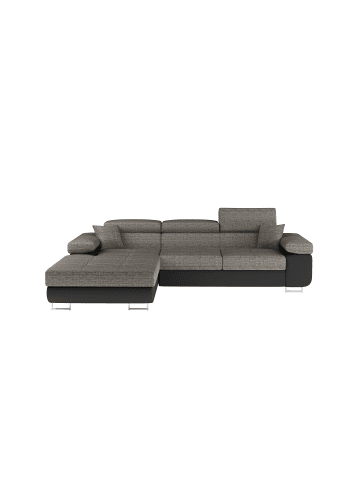 MF Design Amanda Recamiere Links in Grau -  (L) 203 x (B) 289 x (H) 85 cm