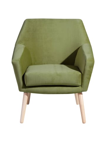 others SESSEL Kachka Bezug Samtvelour Buche natur / olive