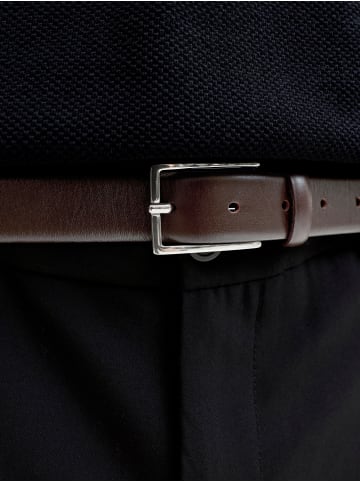 Jack & Jones Ledergürtel in Brown Stone