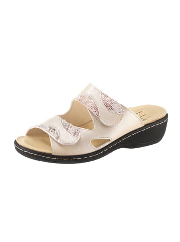 Belvida Pantolette in beige-bedruckt