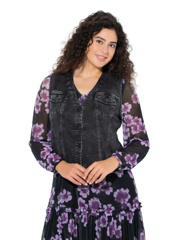 Ulla Popken Jeansweste in black