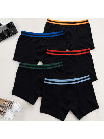 LOREZA 10er Set Boxershorts - Dino- Bunt 140-146