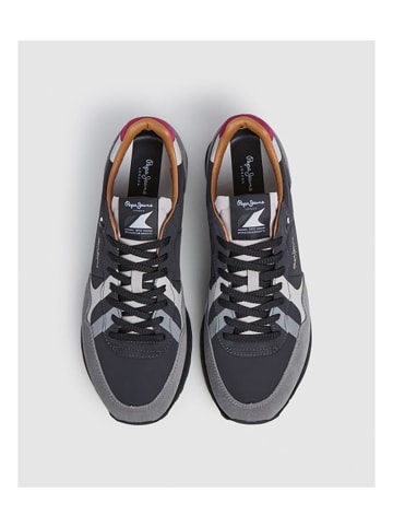 Pepe Jeans Sneaker Brit in 975-Grau/Dunkelblau